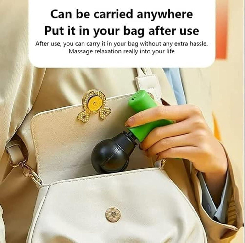 GlowCart™ – Portable Deep Tissue Massage Gun